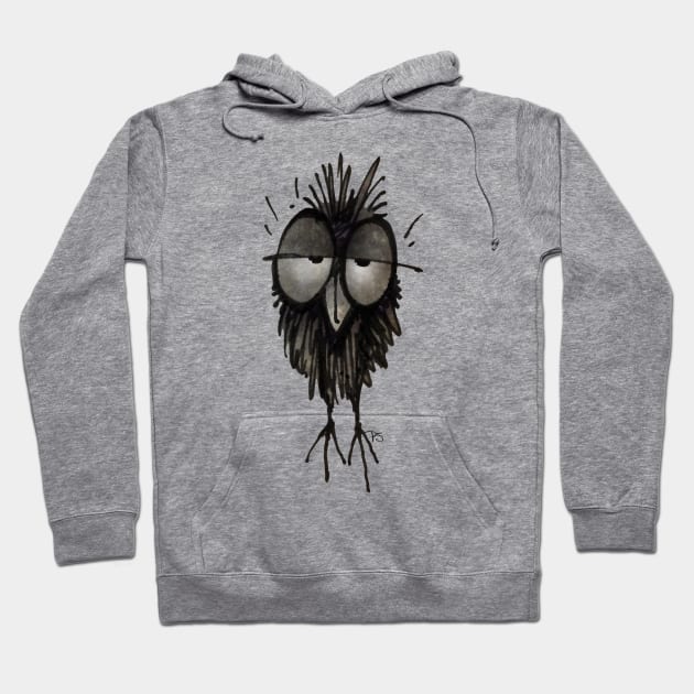 Funny Sleepy Owl Hoodie by PaulStickland